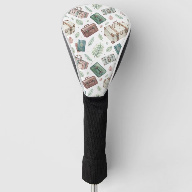 Reisegepäck im Vintage-Stil (1) Golf Headcover (Vorderseite)