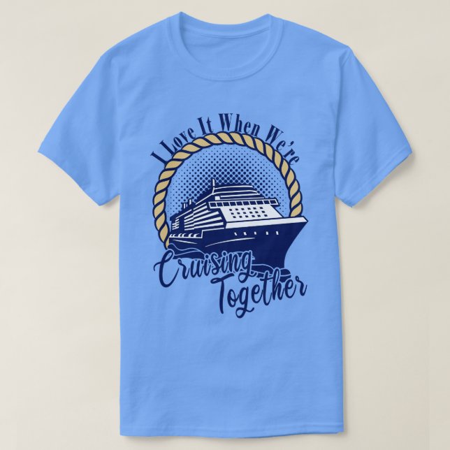 Reisegruppe Ausflug I Liebe zum Zeitpunkt der Cru T-Shirt (Design vorne)