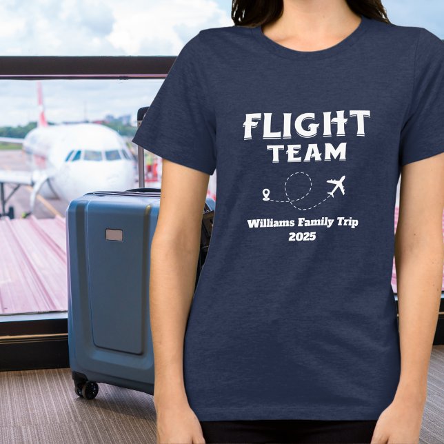 Reisegruppe Familienurlaub Bachelorette Tri-Blend Shirt (Von Creator hochgeladen)
