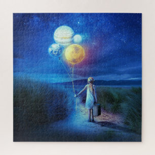 Reisegruppe mit Balloons Puzzle