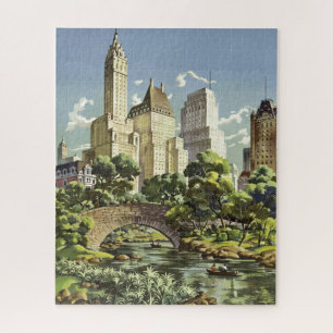 Reiseillustration Vintage Art New York City