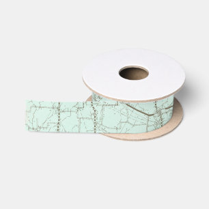 Reisekarte Ribbon Satinband