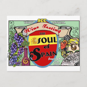 Reisekarte - Soul Spaniens Postkarte