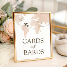 Reisekarten Weltkarten Geschenke Tischschild 8x10