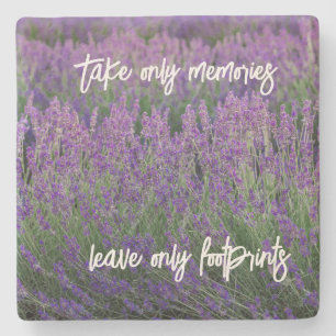 Reisekostenvoranschlag Dekoration mit Lavender Fot Steinuntersetzer
