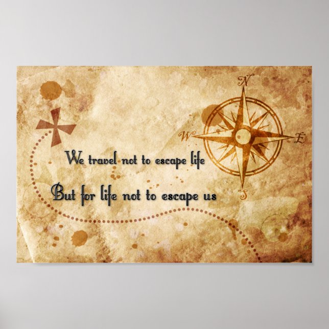 Reisekostenvoranschlag Poster (Vorne)