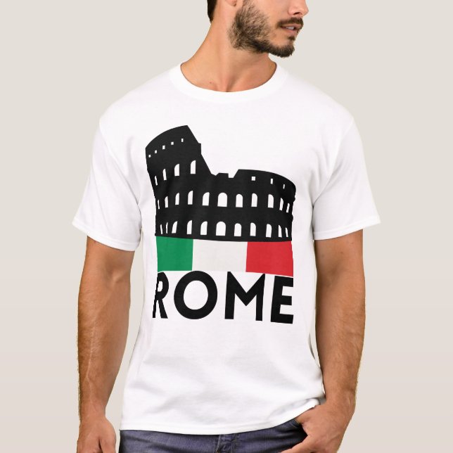 Reiseland Hauptstadt Stadt Rom Italien T-Shirt (Vorderseite)