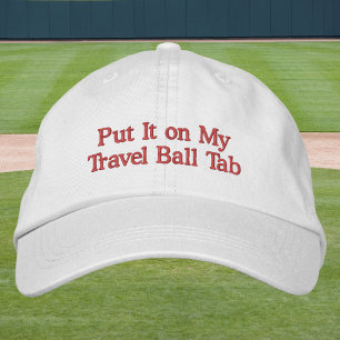 Reisemama, schreib es auf meine Reisekosten Funny Bestickte Baseballkappe
