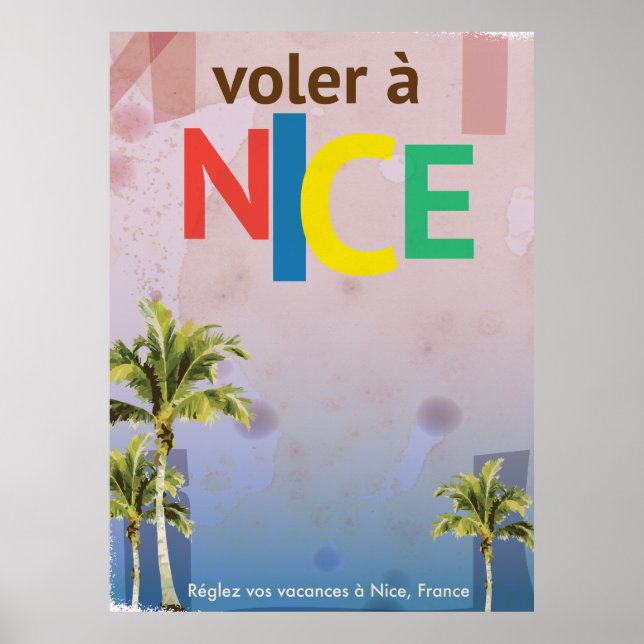 Reisemposter von Nizza, Frankreich Poster (Vorne)