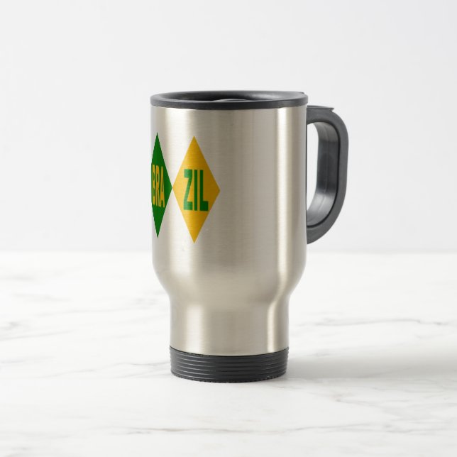 Reisemug BRAZIL Reisebecher (VorderseiteRechts)