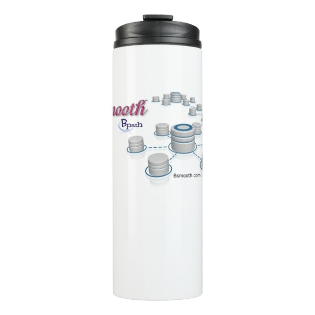 Reisemugge und Thermaltumoren Thermosbecher (Vorderseite)