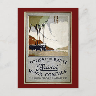 Reisen ab Bath über Bristol Postkarte