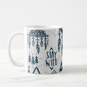 Reisen Abenteuer Vintages Set. Kaffeetasse