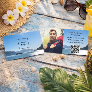 Reisen Agent Urlaub Foto Tourismus Visitenkarte