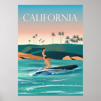 Reisen Art California Poster