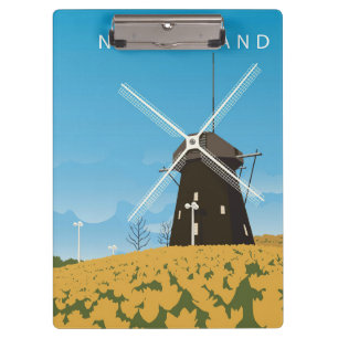 Reisen Art Netherland Klemmbrett