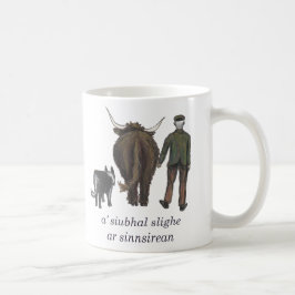 Reisen auf den Weg unserer Vorfahren in Gälisch Kaffeetasse