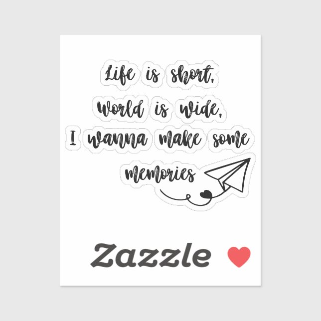 Reisen Aufkleber (Blatt)