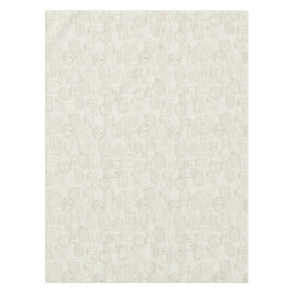 Reisen Beige Passport Briefmarke Gemustert Tischdecke