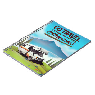 Reisen, besuchen Mutter Natur Wilderness RV. Notizblock