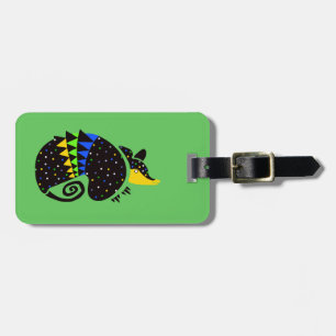 Reisen - Cooles ARMADILLO - Natur - Grün Gepäckanhänger