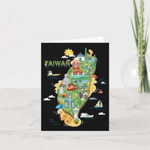 Reisen durch Asien Taiwan Taipei Familienurlaub S Karte