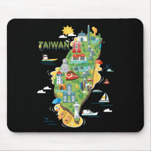 Reisen durch Asien Taiwan Taipei Familienurlaub S Mousepad