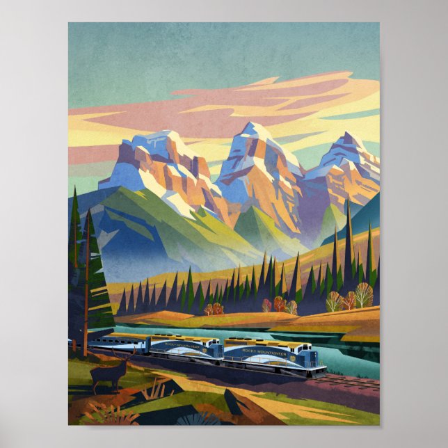 Reisen durch die Rocky Mountains Poster (Vorne)