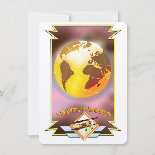 Reisen durch die Welt Goldene Globe (Vorderseite)