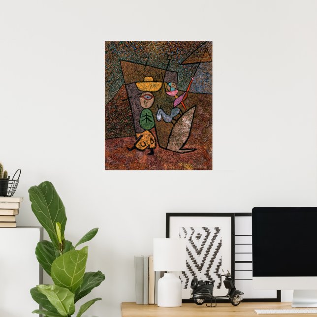 Reisen durch Paul Klee Poster (Heimbüro)