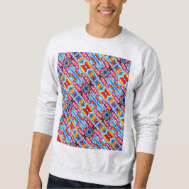 Reisen durch Weltraummuster Sweatshirt 6