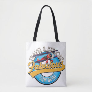 Reisen & entdecken Sie das fabelhafte Santorini Tasche
