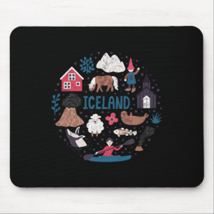 Reisen Europa Island Reykjavik Familienurlaub So Mousepad
