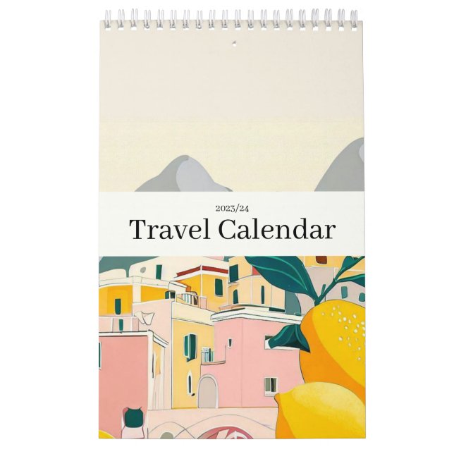 Reisen Europa Pink Girly Kalender (Titelbild)