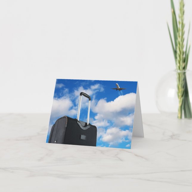 Reisen Feiertagskarte (Vorderseite)