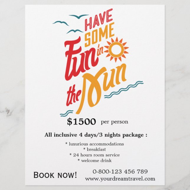 Reisen Flyer (Vorne)