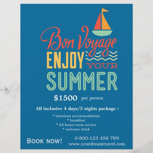 Reisen Flyer (Vorne)