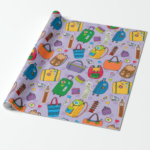 Reisen Geschenkpapier