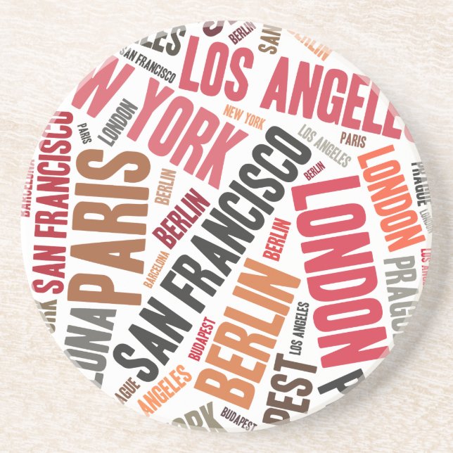 Reisen Getränkeuntersetzer (Vorne)