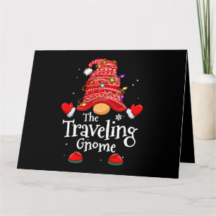 Reisen Gnome Familie Matching Funny Christmas Gn Karte