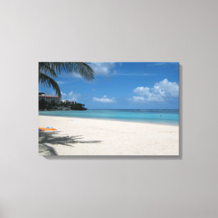 Reisen Guam: Tropischer Strand Leinwanddruck