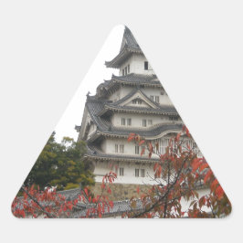 Reisen Himeji Schloss Dreieckiger Aufkleber