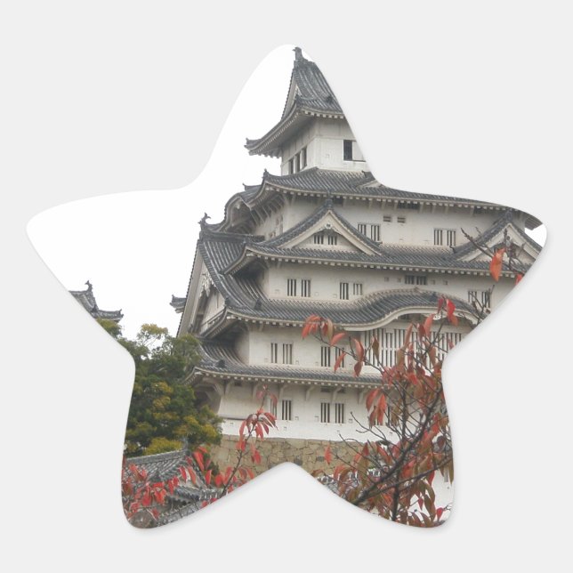 Reisen Himeji Schloss Stern-Aufkleber (Vorderseite)