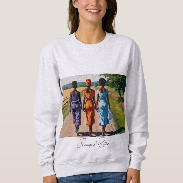 Reisen im Rhythmus Sweatshirt (Vorderseite)
