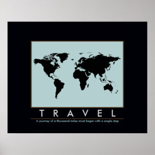 Reisen in der ganzen Welt Poster