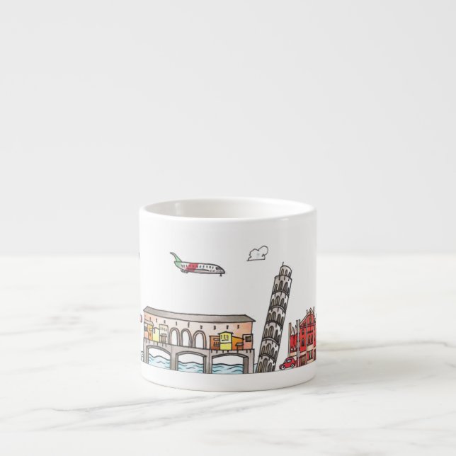 Reisen in die Welt - Italien Espressotasse (Vorderseite)