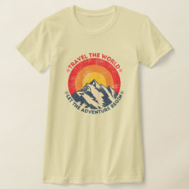 Reisen in die Welt ließ das Abenteuer beginnt Reis T-Shirt