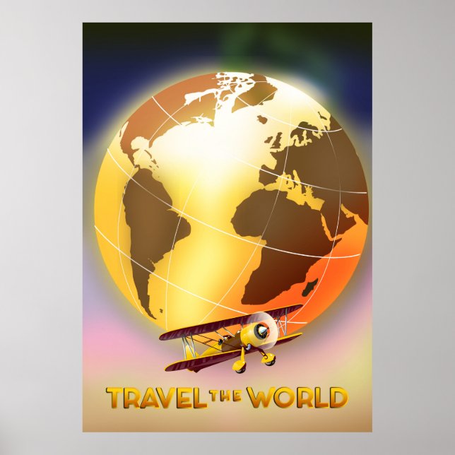 Reisen in die Welt Poster (Vorne)