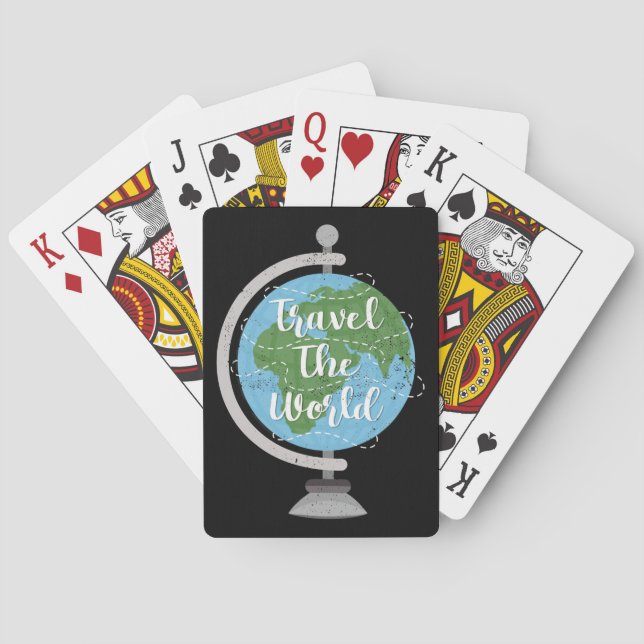 Reisen in die Welt Spielkarten (Rückseite)
