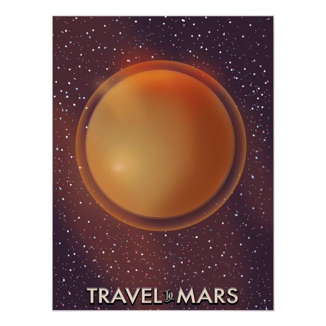 Reisen in Mars Poster (Vorderseite)